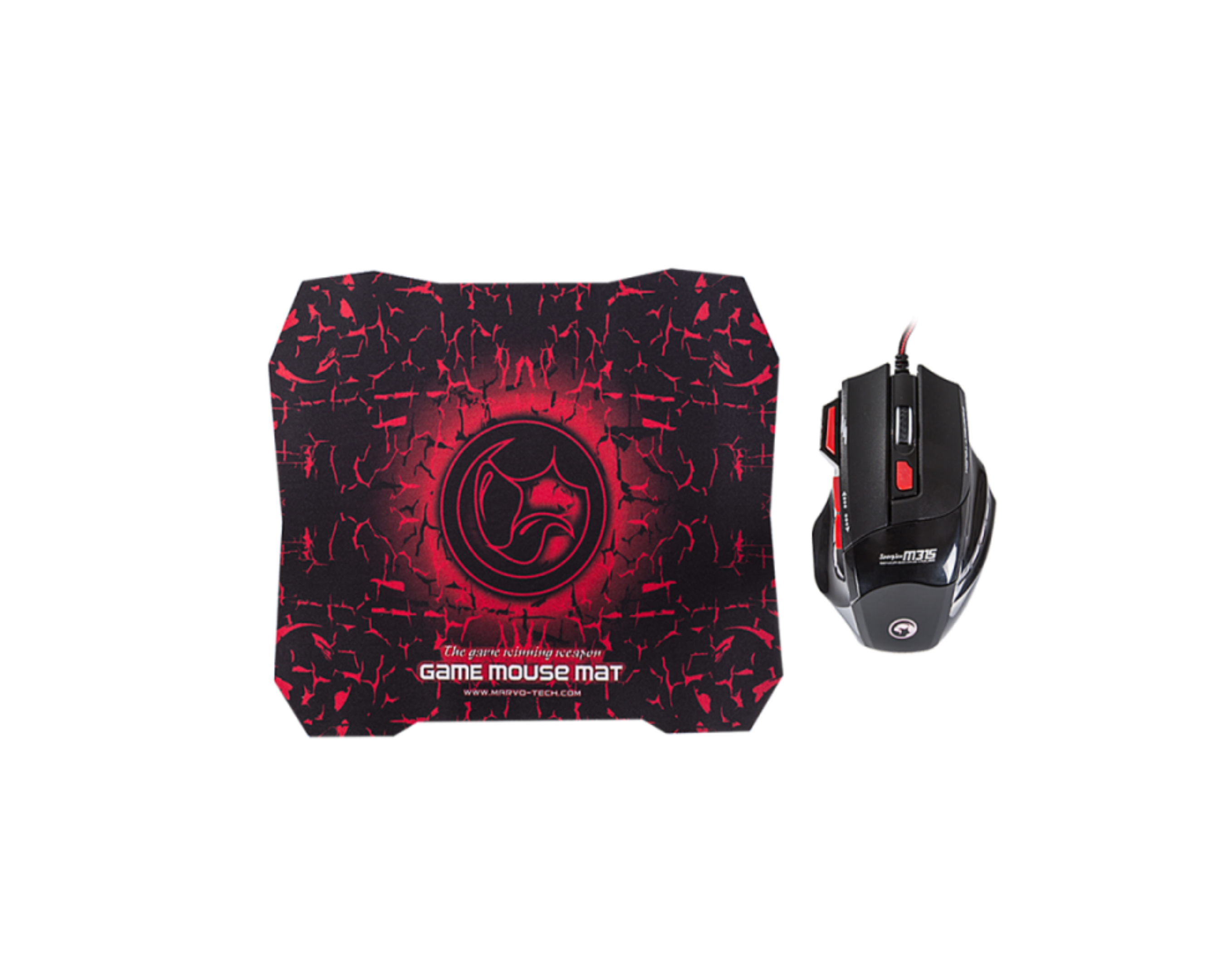 Marvo Scorpion M315+G1 Gaming Mouse & Mousepad - CS Net Games