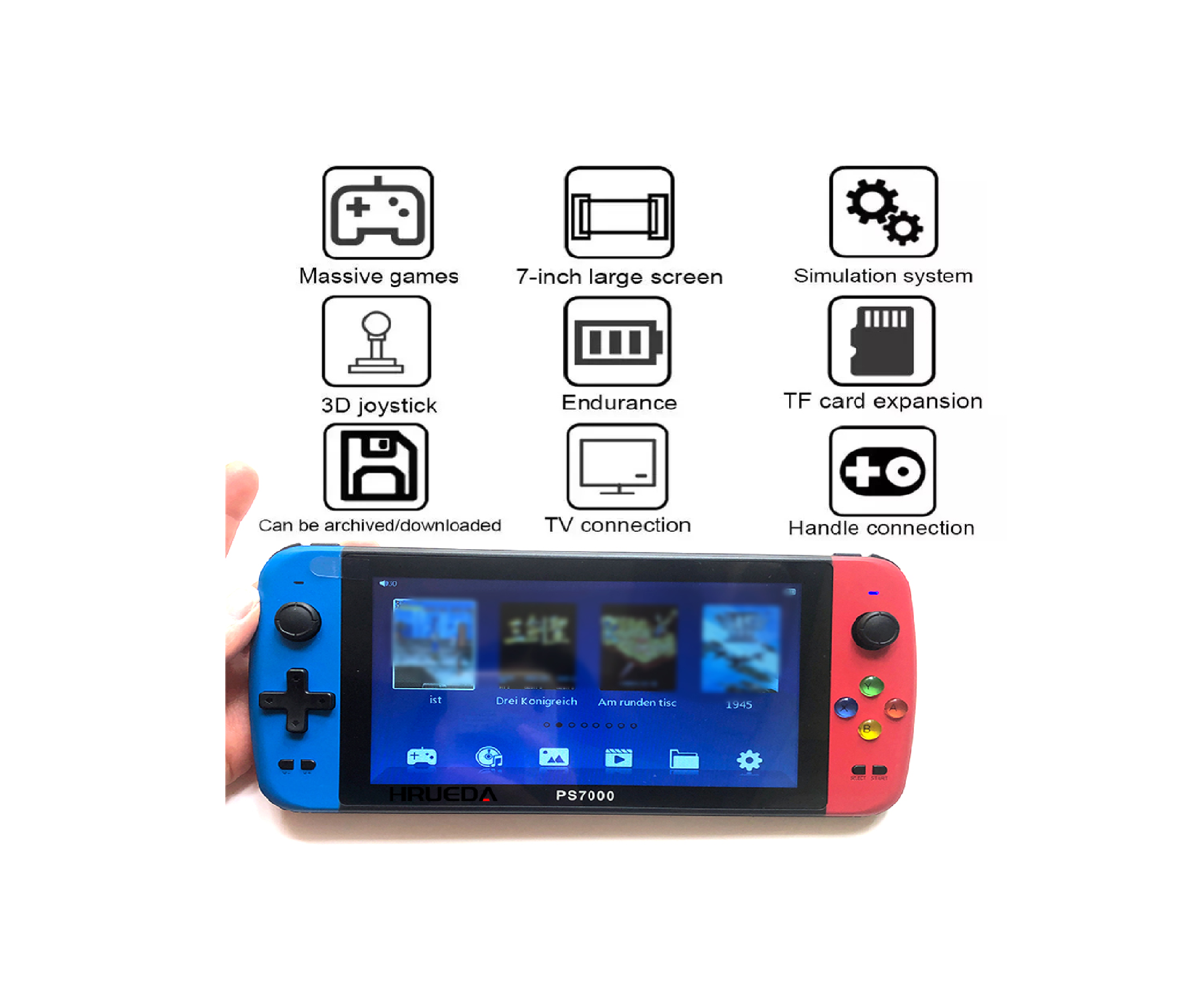 Game Console PS7000 Play With Passion - CS Net Games