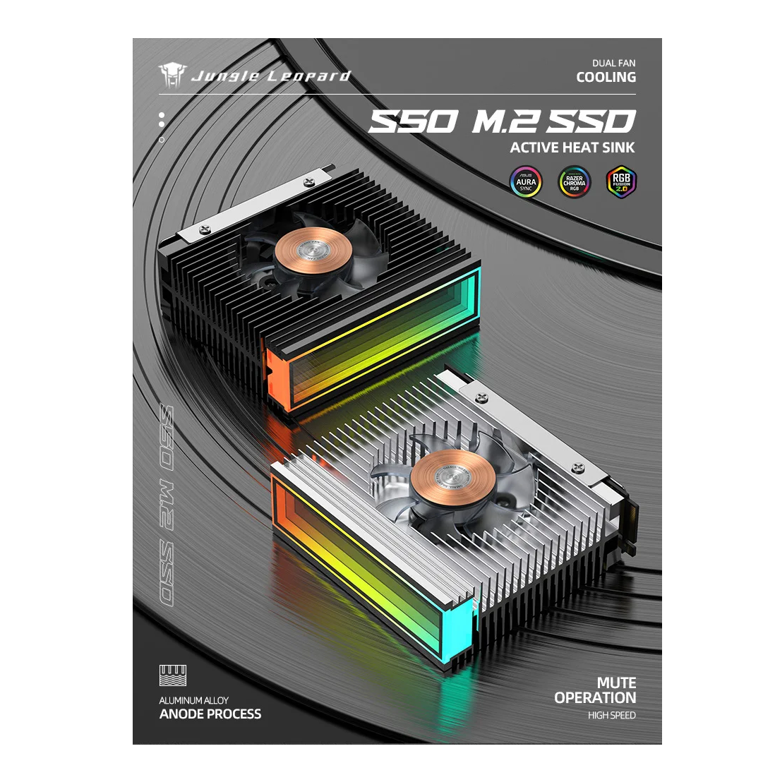 iHTP SSD Cooler M.2 SSD Infinity Mirror 2280 Top Infinity ARGB - CS Net ...