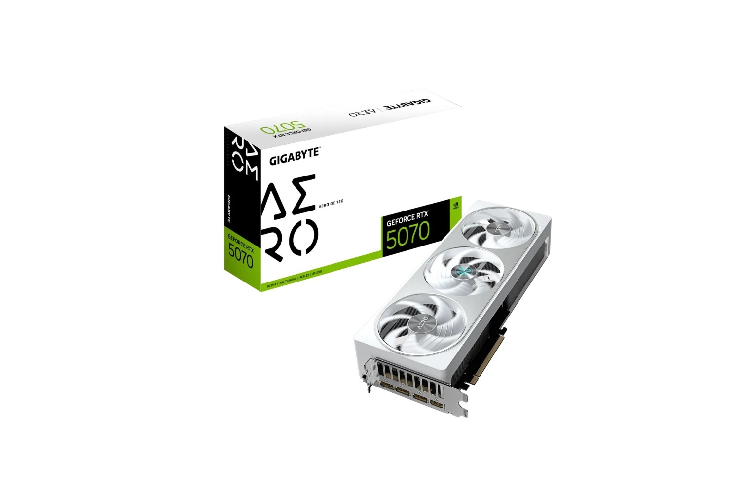 GIGABYTE GeForce RTX 5070 AERO OC 12GB Video Card - CS Net Games