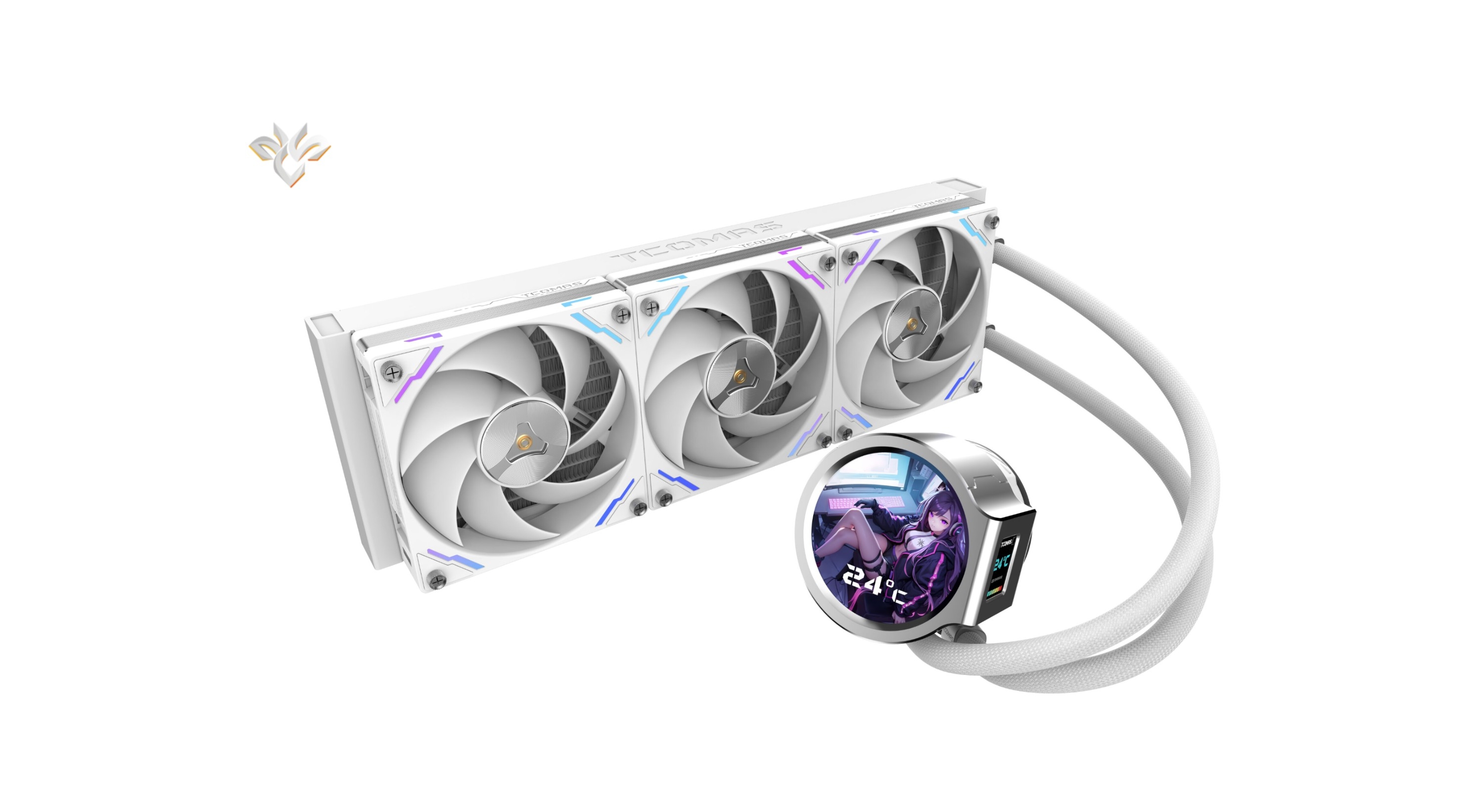 TCOMAS LX800 PRO 360 WHITE Liquid CPU Cooler - CS Net Games