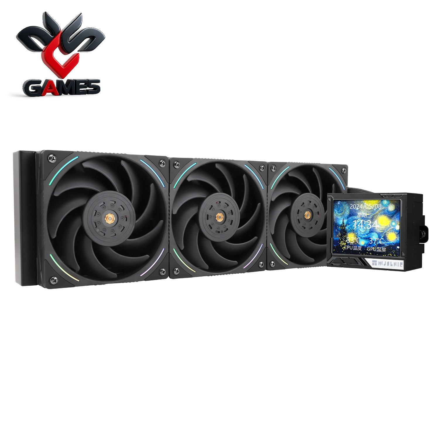 THERMALRIGHT Mjolnir Vision 360 ARGB BLACK CPU Liquid Cooler - CS Net Games