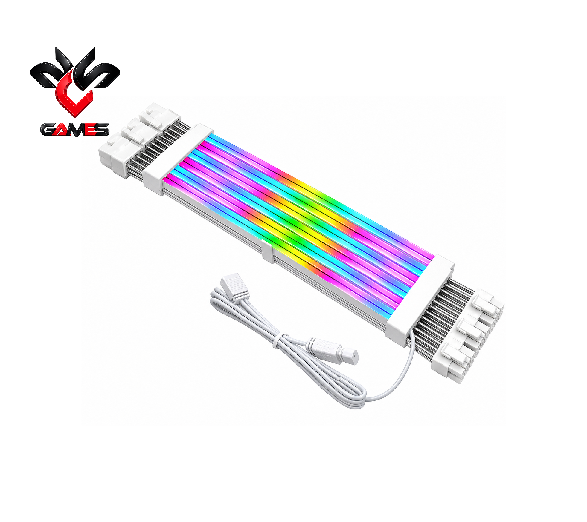 ARGB 18AWG Extension Cable 3x8 Pin Power Supply Module Braided Custom ...