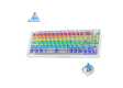 SOLAKAKA SK966 60% RGB Mechanical Gaming Keyboard - White / Blue Switch