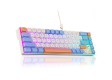 SOLAKAKA SK968 RGB 68% Gaming Keyboard - Blue & Orange
