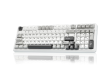 AULA F99 Wireless Mechanical Keyboard - White Black Grey/LEOBOG Greywood V3 Switch